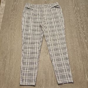Elegant Plaid Women's Pants